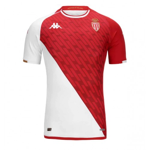 Pánský Fotbalový dres AS Monaco 2023-24 Domácí Krátký Rukáv